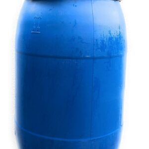 AGROHIT Weithalsfass 220 l, Sauerkrautfass mit Deckel, Regenfass, Deckelfass für Camping und Aufbewahrung von Lebensmitteln oder Wasser, Robust & Lebensmittelecht, Wasserfass, Blau