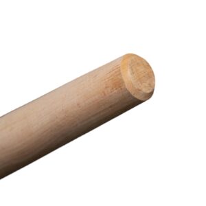AGROHIT Spatenstiel 2 Stück Gerätestiel aus Buchenholz I Ersatzstiel mit Bequemem T-Griff I Holzstiel für Schaufeln I Gabeln & Gartengeräte, Schaufelstiel, Ø 38 mm, 90 cm Länge - Image 4