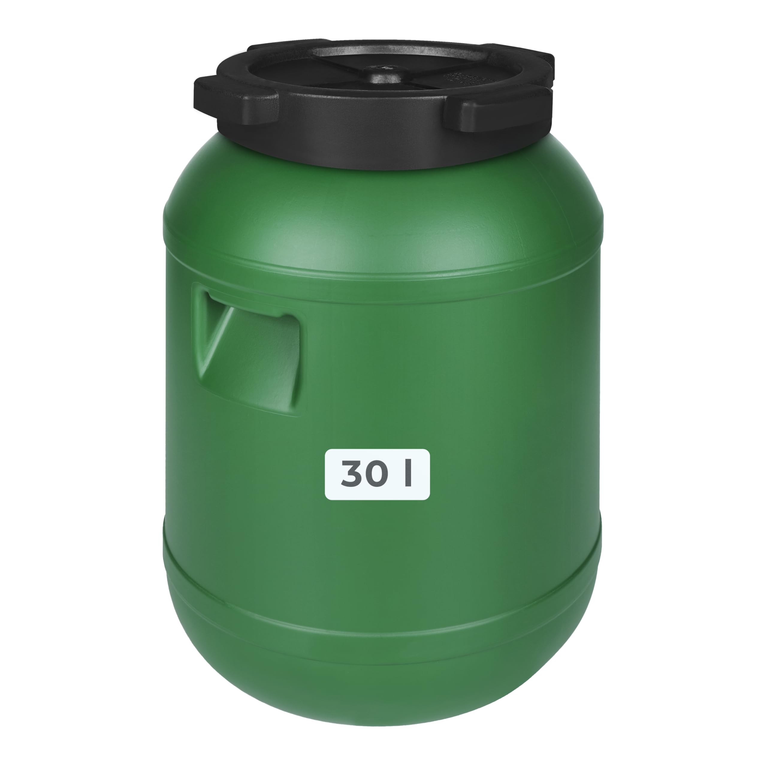 F & R Kleines Fass 30 Liter aus HDPE zur Aufbewahrung I Futtertonne Pferd I Wassertank Weithalsfass mit Deckel I Wasserfass I Sauerkrautfass I Gurkenfass Gärfass I Maischefass - Image 2