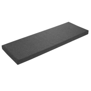sleepling Bankauflage 150x40 cm – Sitzkissen Outdoor & Indoor, Bezug waschbar, Antirutsch – Made in EU, Dunkelgrau