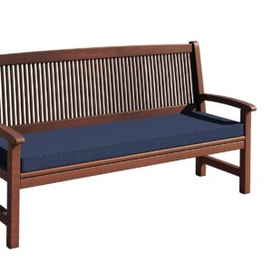 sunnypillow Bankauflage Outdoor - Stuhlkissen mit abnehmbarem Bezug - Sitzkissen für Bank - Bankpolster Polsterauflage
