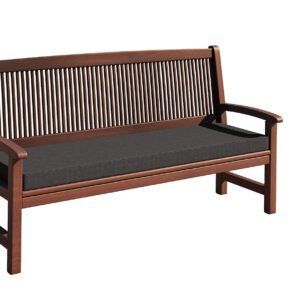 sunnypillow Bankauflage Outdoor - Stuhlkissen mit abnehmbarem Bezug - Sitzkissen für Bank - Bankpolster Polsterauflage