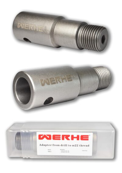 WERHE Erdbohrer mm — Profi-Vollstahl Erdbohrer für Bohrhammer