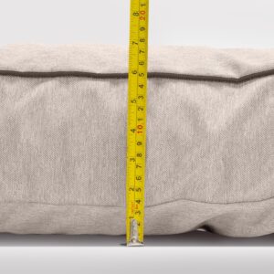 Spatium Palettenkissen, 100% abnehmbar Bezug wasserdicht, UV-beständig, Outdoor/Indoor Palettenauflage Palettenpolster Palettenmöbel (Dekokissen 30x30, Beige)