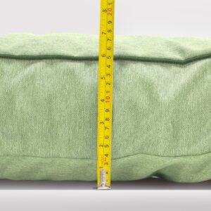 Spatium Palettenkissen, 100% abnehmbar Bezug wasserdicht, UV-beständig, Outdoor/Indoor Palettenauflage Palettenpolster Palettenmöbel (Rückenkissen 120x40, Grün)
