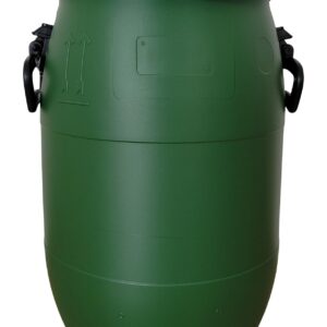 kanister-vertrieb® 30 Liter Weithalsfass Deckelfass Spannring Tonne Regentonne grün