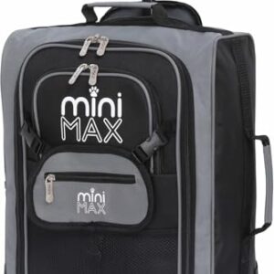 Aerolite MiniMAX 40x30x20cm Ryanair und Wizz Air Maximale Unter Dem Sitz Trolley Rucksack mit 2 Rollen, Handgepäcktasche Kleines Leichtes Ryanair Wizz Air Handgepäck Trolley Rucksack Tasche 40x30x20