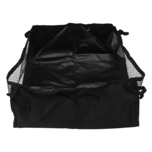 Rollstuhl-Sitztasche, Rollstuhl-Untertasche 600D Oxford-Stoff Untersitz Rollator Tasche Beweglicher Untersitzkorb Rollstuhltasche Untersitztasche für Rollator schwarz