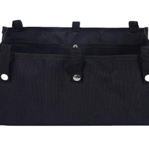 XINFULLWOL Rollator-Tasche, Aufbewahrungstasche unter dem Sitz, Zubehör für Gehhilfen, Rollatoren und Zubehör, Taschen für Senioren, Ersatz für Untersitz, medizinischer Korb (mittelgroß, schwarz)