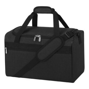 ZZY 20L Ryanair Handgepäck 40x30x20, Handgepäck Tasche für Flugzeug, Reisetasche Klein, Weekender Travel Bag & Sporttasche für Damen und Herren (Schwarz)