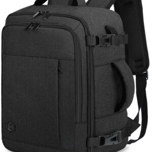 VANKEV für Ryanair EasyJet Eurowings Wizz Air Handgepäck 40x30x20 Handgepäck Tasche 24L Reiserucksack Klein 15.6 Zoll Laptop Rucksack DUNKELGRAU