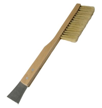 LYSON Bienenbesen Bienenstockbürste Bienenbürste Bienenkehrbürste Doppelt Bienen Bürsten Beekeeping Brush mit Bienenstock Schaber Natürliches Rosshaar für Imker Imkerei Werkzeug Zubehör