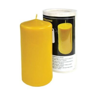 LYSON Kerzengießform Silikonform Walze Glatte Walze Höhe 13,5 cm Silikon Kerzenform für Sojawachs Bienenwachs Gips Seifer Aromatherapie 3D Kerzenherstellung Bienenwachskerzen Geschenkidee