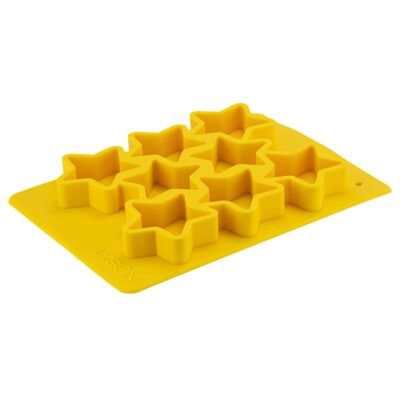 LYSON PCV Form für Teelichter Tealight Sterne Kerzengießform mit Docht Mit Fuß im Set Form Set für Herstellung von Teelichter aus Bienenwachs, Soja-Wachs, Seifenbasis, kreativer Beton wiederverwendbar