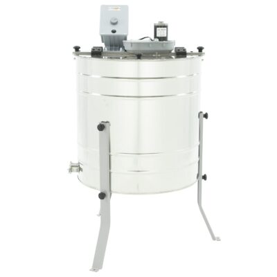 LYSON 4-Waben Honigschleuder Diagonalschleuder Ø600 mit elektrischem Antrieb Honeyextractor Tangentialschleuder für 4 Rähmchen Universal Edelstahl Imkerei Bienenzüchter Zubehör MINIMA LINE