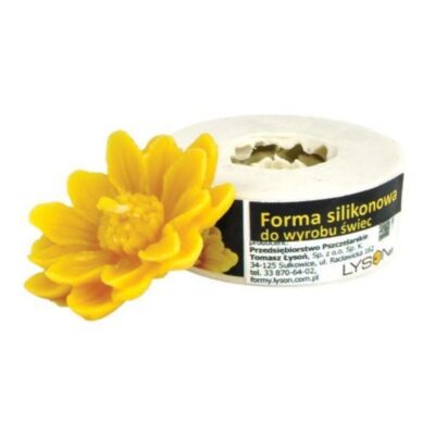 LYSON Kerzengießform Silikonform Die schwimmende Margerite Höhe 1,5 cm Silikon Kerzenform für Sojawachs Bienenwachs Gips Seifer Aromatherapie Kerzenherstellung Bienenwachskerzen Geschenkidee