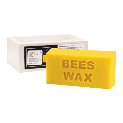 LYSON Kerzengießform Silikonform Wachsstab BEES WAX 0,5 kg Höhe 7,5 cm Silikon Kerzenform für Sojawachs Bienenwachs Gips Seifer Aromatherapie Kerzenherstellung Bienenwachskerzen Geschenkidee
