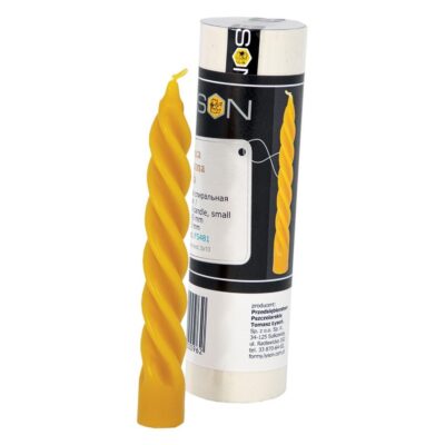 LYSON Kerzengießform Silikonform Kleine lockige Kerze Höhe 14,5 cm Silikon Kerzenform für Sojawachs Bienenwachs Gips Seifer Aromatherapie Kerzenherstellung Bienenwachskerzen Geschenkidee