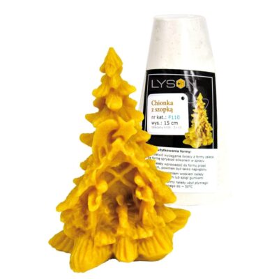 LYSON Kerzengießform Silikonform Weihnachtsbaum mit der Weihnachtskrippe Aromatherapie Kerzen 3D Silikonkerzenform Gießform Kerzenherstellung Bienenwachskerzen Geschenkidee wiederverwendbar