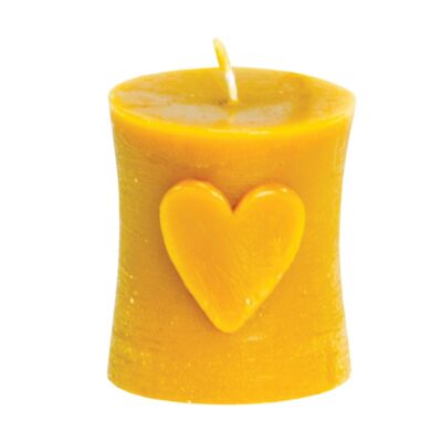 LYSON Kerzengießform Silikonform Walze Stumpenkerze mit Herz in der Mitte 6,2 cm Silikon Kerzenform für Sojawachs, Bienenwachs, Gips, Seifer, Aromatherapie Kerzenherstellung Bienenwachskerzen