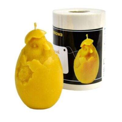 LYSON Kerzengießform Silikonform Hähnchen in einem Ei Höhe 10,9 cm Silikon Kerzenform für Sojawachs Bienenwachs Gips Seifer Aromatherapie Kerzenherstellung Bienenwachskerzen Geschenkidee