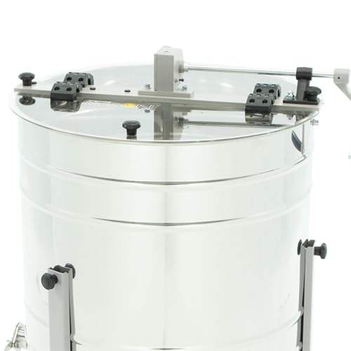 LYSON 3-Waben Honigschleuder Diagonalschleuder Ø500 Manuelle Honeyextractor Tangentialschleuder mit Handantrieb für 3 Rähmchen Universal Edelstahl Imkerei Bienenzüchter MINIMA LINE - Image 3