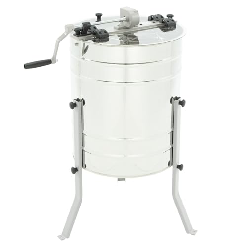 LYSON 4-Waben Honigschleuder Diagonalschleuder Ø500 Manuelle Honeyextractor Tangentialschleuder mit Handantrieb für 4 Rähmchen LN, WL Edelstahl Imkerei Bienenzüchter MINIMA LINE - Image 3