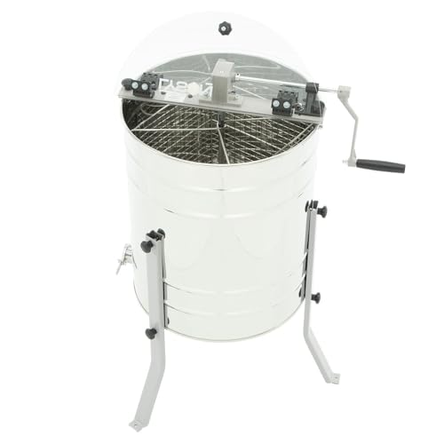 LYSON 4-Waben Honigschleuder Diagonalschleuder Ø500 Manuelle Honeyextractor Tangentialschleuder mit Handantrieb für 4 Rähmchen LN, WL Edelstahl Imkerei Bienenzüchter MINIMA LINE - Image 7