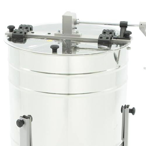 LYSON 4-Waben Honigschleuder Diagonalschleuder Ø500 Manuelle Honeyextractor Tangentialschleuder mit Handantrieb für 4 Rähmchen LN, WL Edelstahl Imkerei Bienenzüchter MINIMA LINE - Image 9