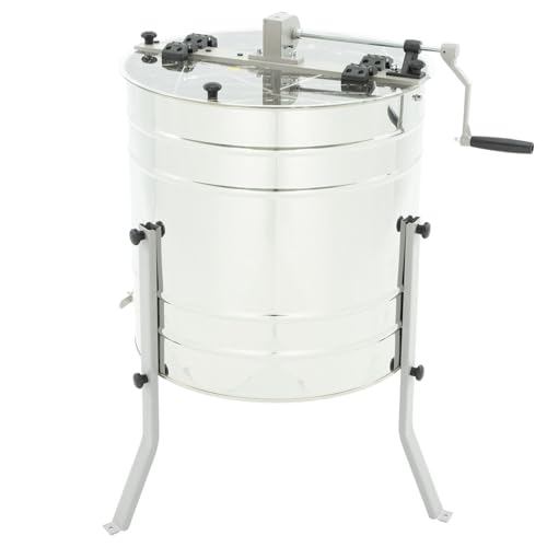 LYSON 4-Waben Honigschleuder Diagonalschleuder Ø600 Manuelle Honeyextractor Tangentialschleuder mit Handantrieb für 4 Rähmchen Universal Edelstahl Imkerei Bienenzüchter MINIMA LINE - Image 4