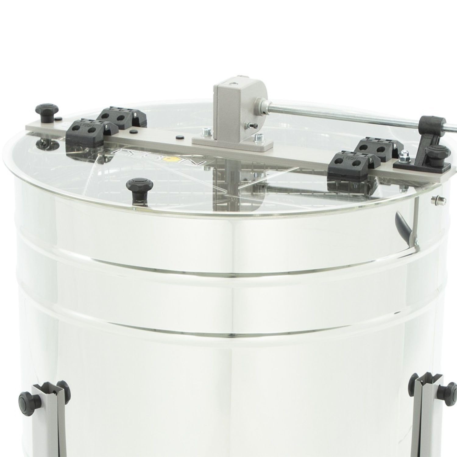 LYSON 4-Waben Honigschleuder Diagonalschleuder Ø600 Manuelle Honeyextractor Tangentialschleuder mit Handantrieb für 4 Rähmchen Universal Edelstahl Imkerei Bienenzüchter MINIMA LINE - Image 8