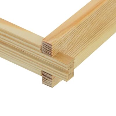 LYSON 50 Stück Deutsch Normal Maß Rahmen mit Hoffmann Seiten 4‑fach verwindet – Holzrahmen für Bienenstock, Imkerei & Honigproduktion - Image 10