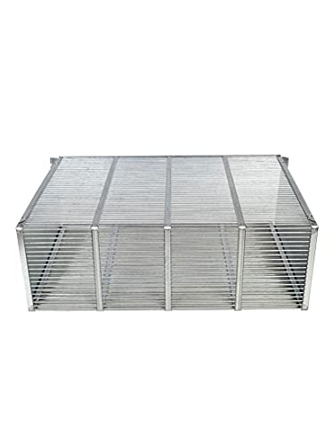 LYSON Bannwabentasche Deutsch Normalmass für 2 Rähmchen mit Deckel verzinkt Innenmaße 374x78x218 Metallisolator - Image 10