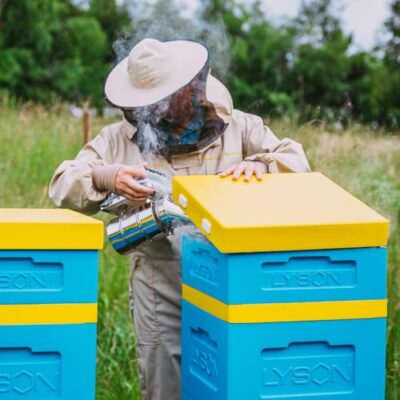 LYSON Bee Hive Smoker Säurebeständig Höhe 31,5 cm mit Heizkörper Smoker Bienen Imker Smoker Zubehör für Imkereibedarf Bienentechnik Imkereiausrüstung Bienenzucht - Image 10