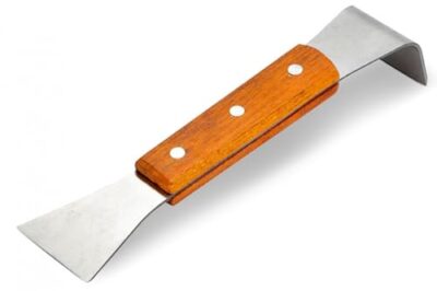 LYSON Bienenstock Schaber Honigschaber Werkzeug Imkerschaber Imker Abstreicher Imkereibedarf Imkerwerkzeuge Stockmeißel Imker Werkzeug Zubehör Edelstah Abmessungen 20 cm - Image 3