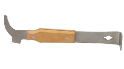 LYSON Bienenstock Schaber Honigschaber Werkzeug Imkerschaber Imker Abstreicher Imkereibedarf Imkerwerkzeuge Stockmeißel Imker Werkzeug Zubehör Edelstah Abmessungen 25,5 cm - Image 10