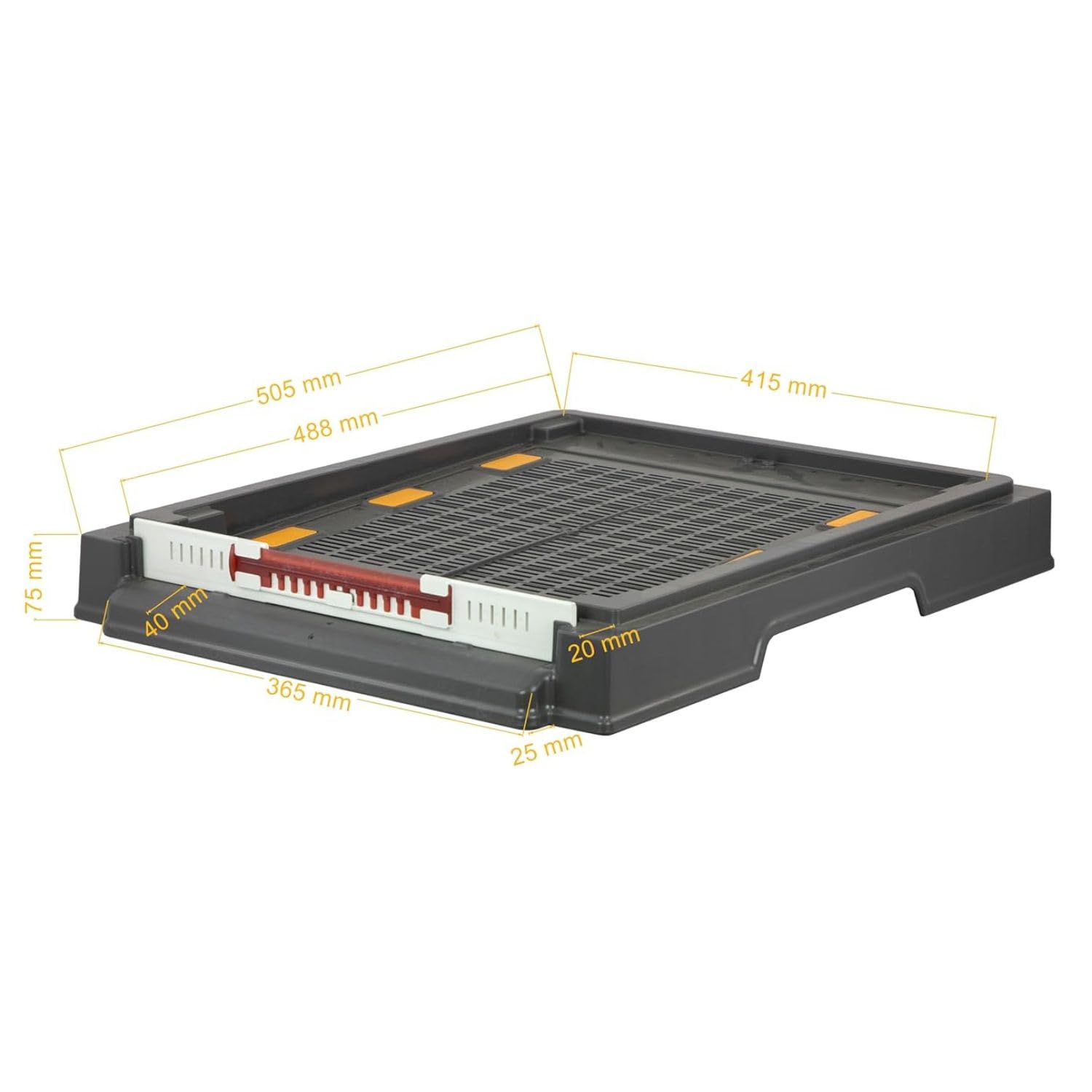 LYSON Bodenplatten Boden für Dadant Flachboden Bodenschiedplatte Kunststoffboden Hygienischer Bienenbeutensystem OPTIMA LINE Imkerei Beuten Bienen Bienenstock - Image 2