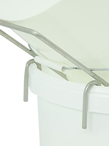 LYSON Eimerhalter Rostfrei Eimerhalter aus Edelstahl Eimerständer für Bienenhonig Abtropfhilfe Eimerkipper Imkerei Honigernte Halter Bienenzucht Werkzeug Honigschleuder Zubehör - Image 10