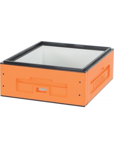 LYSON Halbzarge Bienenstockkorpus ½ für Bienenbeute Honigraumzarge Styropor Dadantbeute Dadant Blatt OPTIMA (ORANGE) für die Selbstmontage (Passende Rahmen: 47×43,5x14,5cm) - Image 2