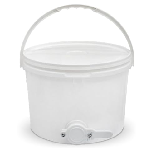 LYSON Honig Abfüllbehälter 11,3L Abfüllkübel Abfülleimer mit Kunstoff Honigernte Schleudern Hobbock Imkereibedarf Imkerzubehör Imkerei Bienen mit Deckel - Image 3