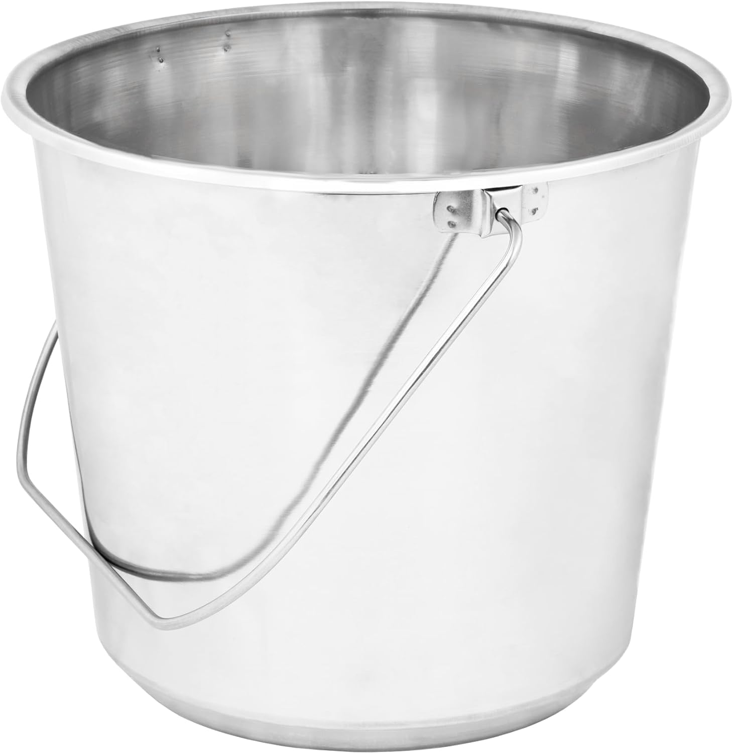 LYSON Honigeimer Edelstahl Stahlkübel 15L mit Tragegriff Edelstahleimer Futtereimer Honigeimer Hobbock Metalleimer Robuster Zinkeimer Lebensmitteleimer Kücheneimer - Image 4