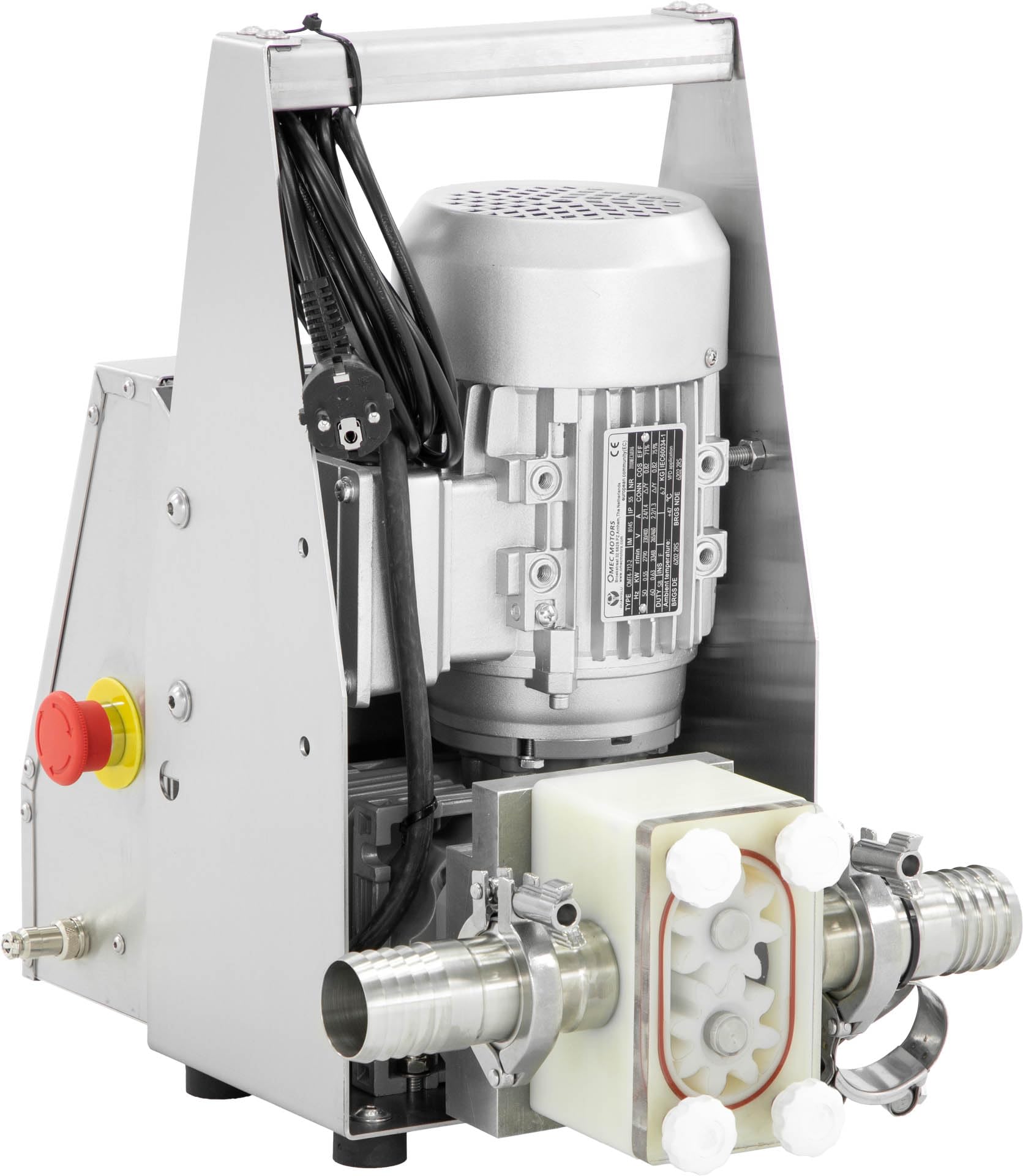 LYSON Honigpumpe Saug- und Druckpumpe 230V /0,55KW, Zahnradmodul Kompakte Version zum Pumpen von Honig und Sirup Effizienz - Image 2
