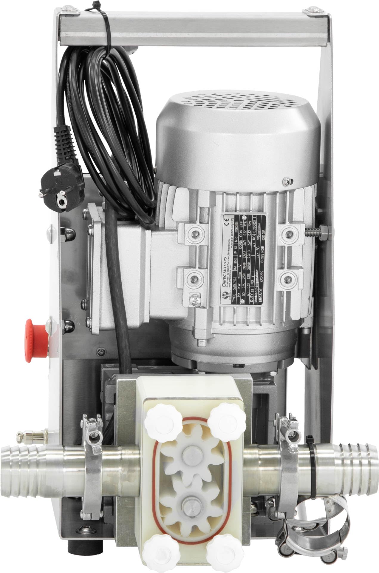 LYSON Honigpumpe Saug- und Druckpumpe 230V /0,55KW, Zahnradmodul Kompakte Version zum Pumpen von Honig und Sirup Effizienz - Image 5