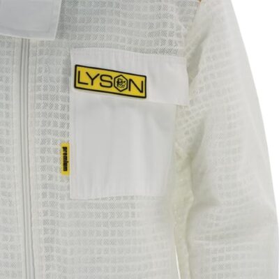 LYSON Imkeranzug aus Mesh und Baumwolle Imkeroverall mit abnehmbarem Hut belüftet Imkerbekleidung, Imkerjacke mit Reißverschluss Grösse (S-XXXXL) - Image 10
