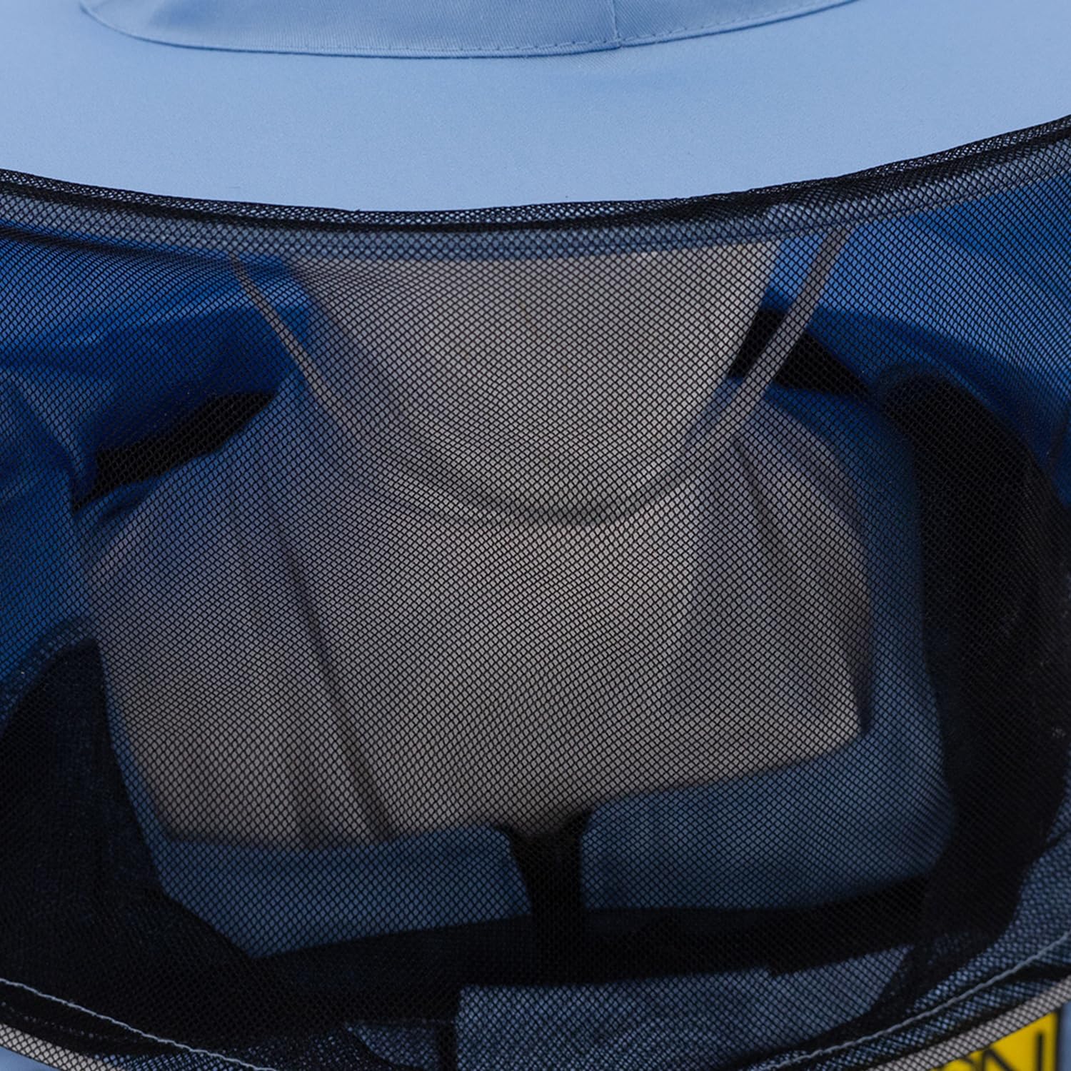 LYSON Imkeranzug mit Schleier, Bündchen an den Ärmeln und Beinen Imkeroverall Professionelle Imkerbekleidung mit abnehmbarem Hut, abnehmbarer Mütze Blau Grösse XS - Image 8