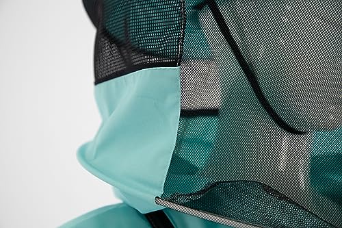 LYSON Imkeranzug mit Schleier, Bündchen an den Ärmeln und Beinen Imkeroverall Professionelle Imkerbekleidung mit abnehmbarem Hut, abnehmbarer Mütze türkis Grösse XXL - Image 10