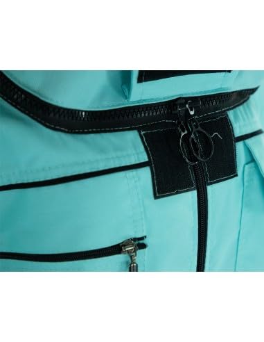 LYSON Imkeranzug mit Schleier, Bündchen an den Ärmeln und Beinen Imkeroverall Professionelle Imkerbekleidung mit abnehmbarem Hut, abnehmbarer Mütze türkis Grösse XXL - Image 7