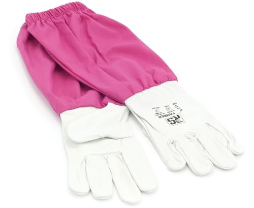 LYSON Imkerhandschuhe Handschuhe Imkerhandschuhe Leder Imkereibedarf Stichfeste Bienen Imker Imkerei Zubehör Gartenhandschuhe Größe M (9) - Image 3
