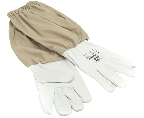 LYSON Imkerhandschuhe Handschuhe Schutzhandschuhe Leder Imkereibedarf Stichfeste für Bienenschutzhandschuhe Bienen Imker Imkerei Zubehör Bienenzuch Gartenhandschuhe Größe L (9) - Image 3