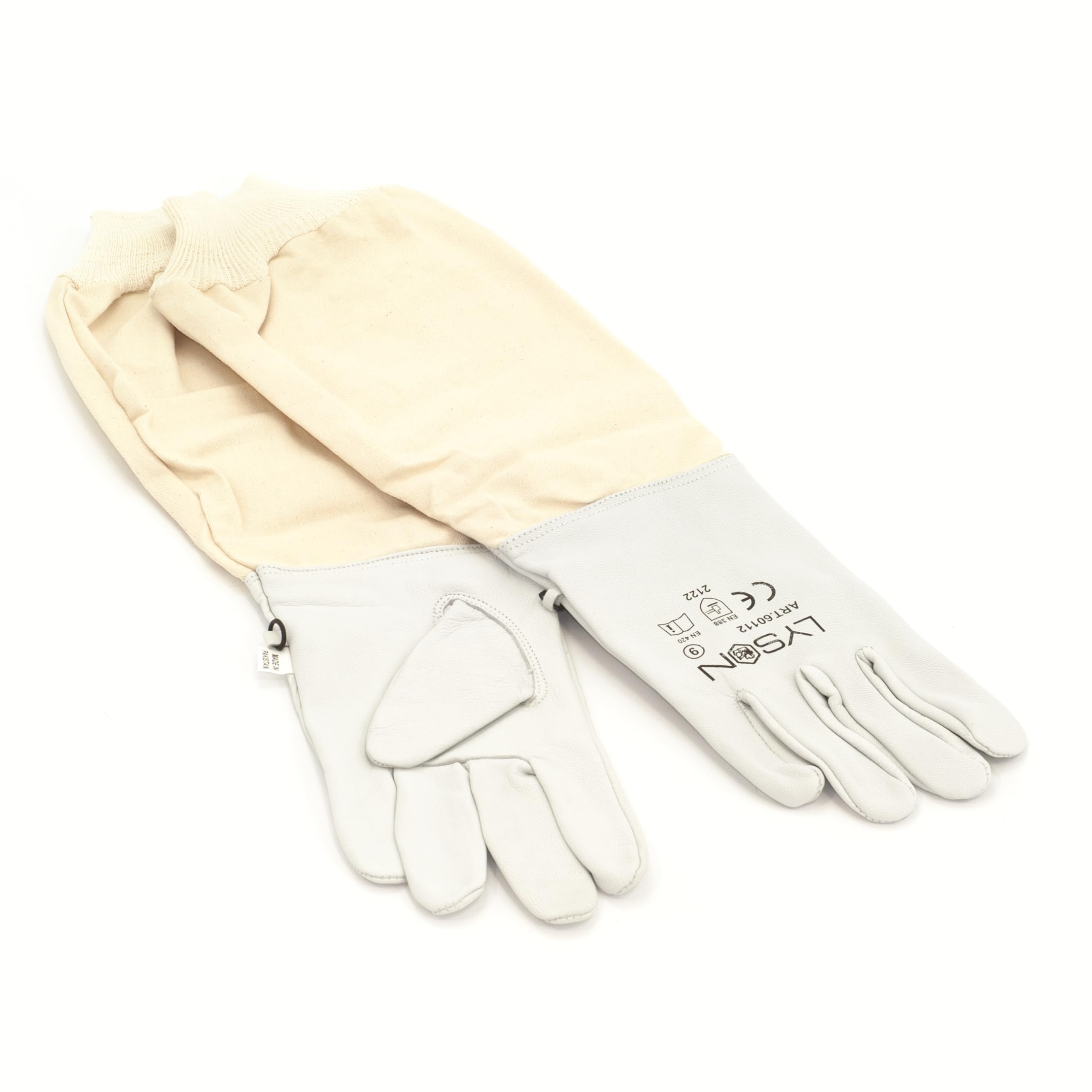 LYSON Imkerhandschuhe Handschuhe Schutzhandschuhe Leder Imkereibedarf Stichfeste für Bienenschutzhandschuhe Bienen Imker Imkerei Zubehör Bienenzuch Gartenhandschuhe Größe XL - Image 2